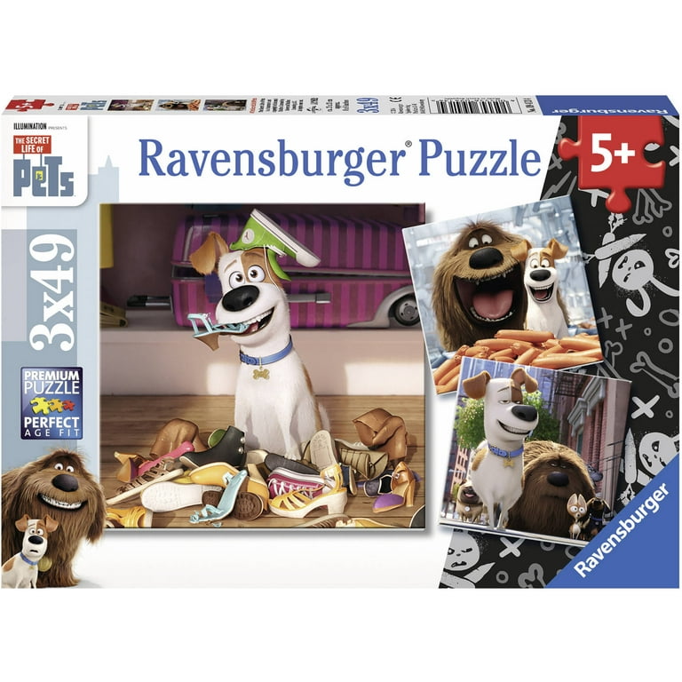 Ravensburger Secret Life of Pets Set of 3 Puzzles in a Box 