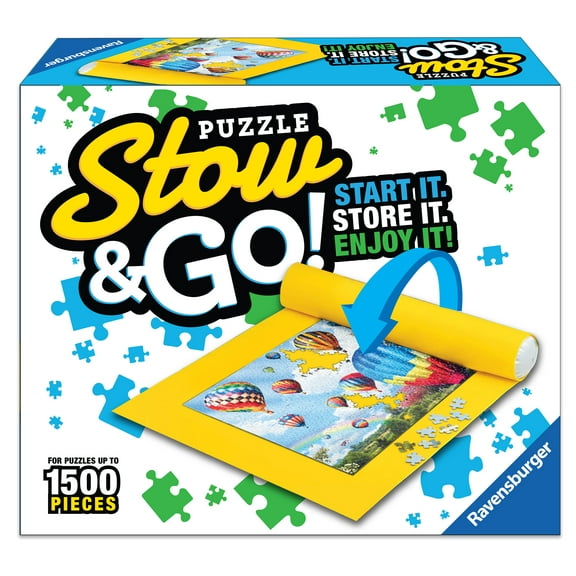 Ravensburger Stow & Go Puzzle Storage System  Stores Up to 1500 pieces (Puzzles Not Included)