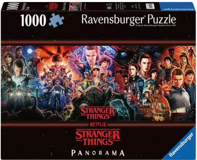 Ravensburger Stranger Things: See You On The Other Side Panoramic Puzzle - 1000 Pieces Puzzle