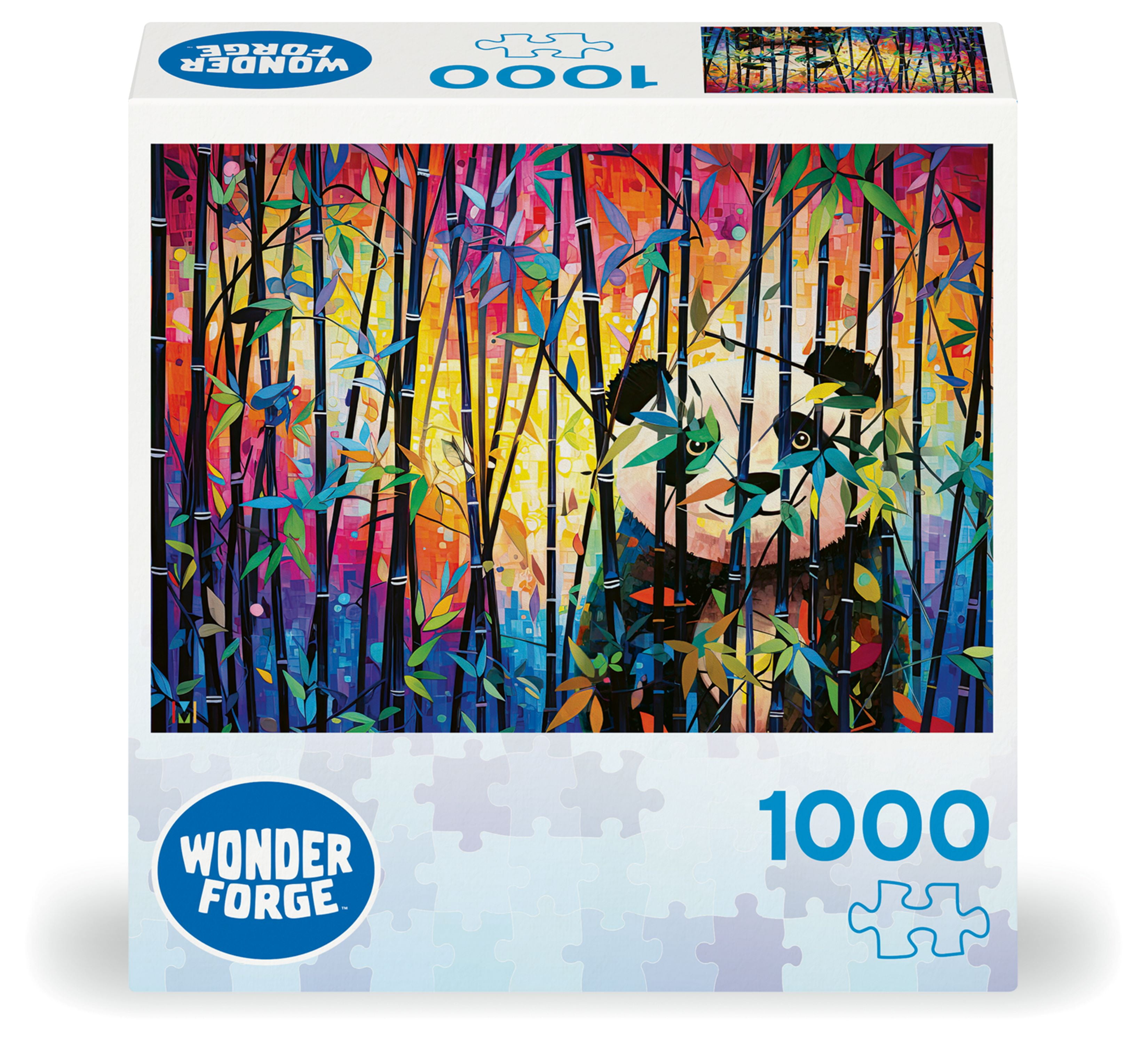 Ravensburger Wonder Forge Puzzle Series - Peekaboo Panda (2024), 1000 Piece Jigsaw Puzzle