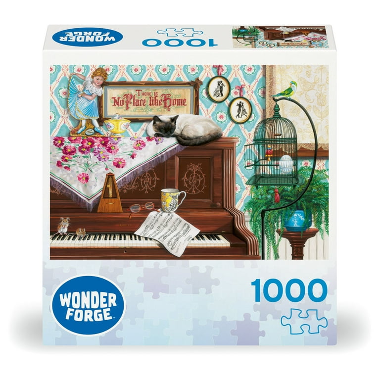 Ravensburger Wonder Forge 1000 Piece Puzzle - Piano Cat 2024, Fun
