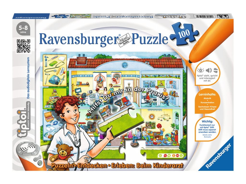 Ravensburger tiptoi - Puzzles, discover, experience: At the pediatrician -  jigsaw puzzle - 100 pieces