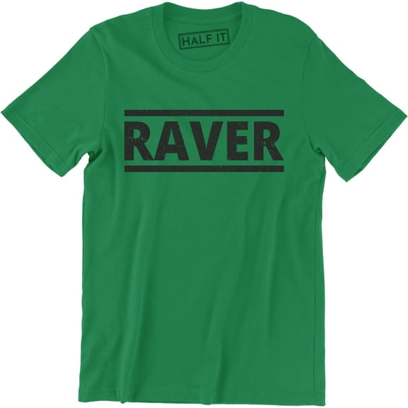 Raver Funny Clubbing Retro Old School Dance Festival Techno Men's T-Shirt