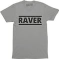 thumbnail image 1 of Raver Funny Clubbing Retro Old School Dance Festival Techno Men's T-Shirt, 1 of 4