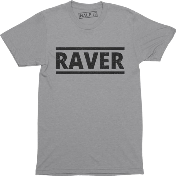 Raver Funny Clubbing Retro Old School Dance Festival Techno Men's T-Shirt