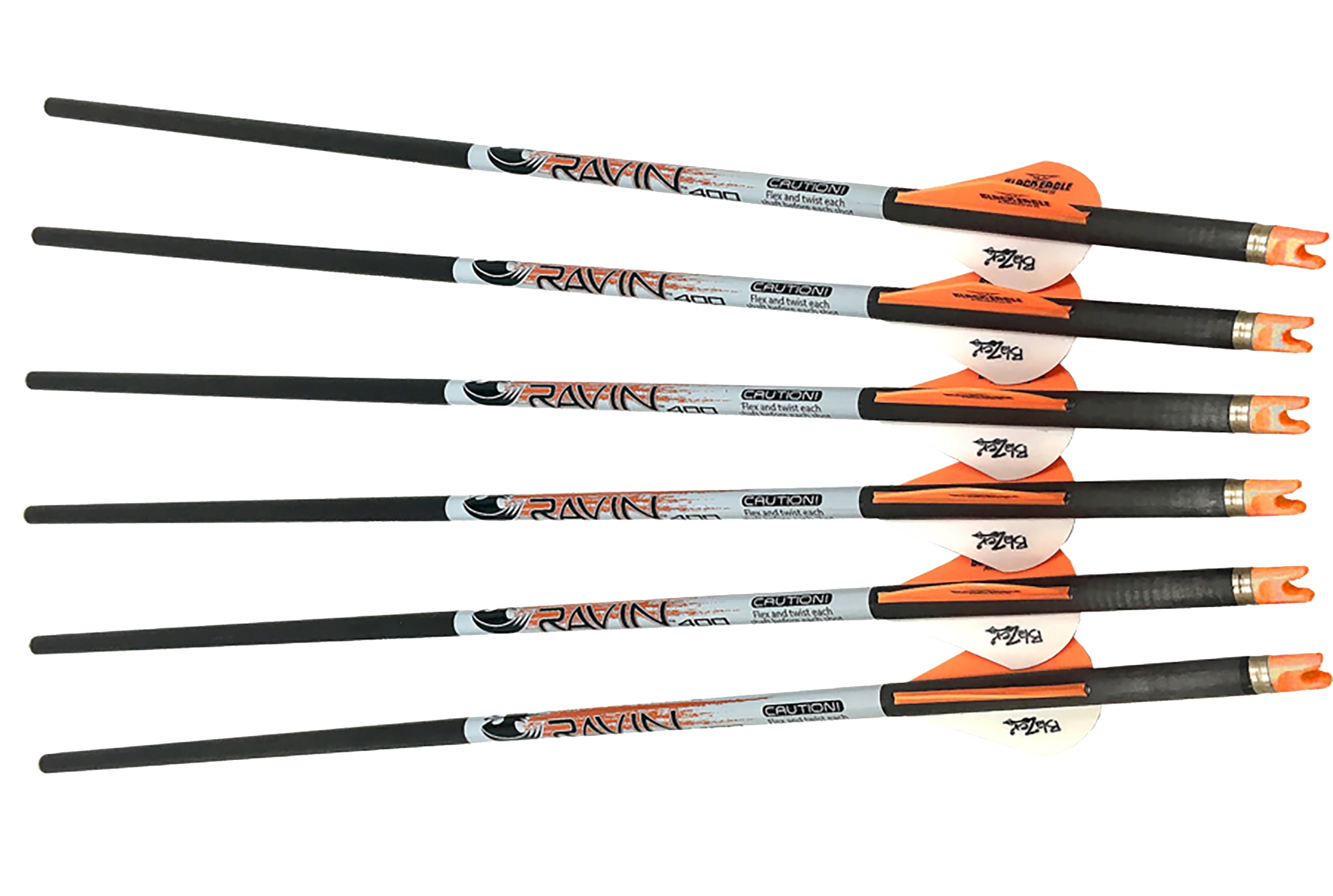 Ravin Crossbow Xbow Archery Bolts w/ Orange Nock .001 Straightness 6 Pack R139
