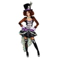 thumbnail image 1 of Raving Mad Hatter Women's Costume, 1 of 3