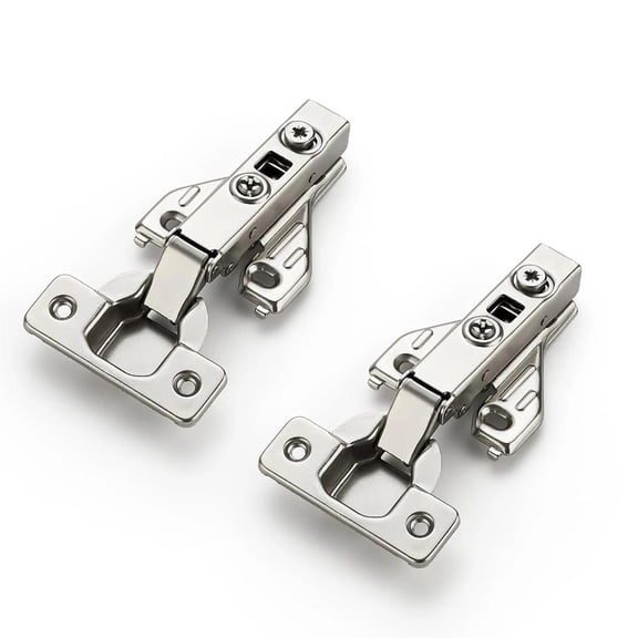 Ravinte 1 Pair 2 Packs Full Overlay Cabinet Door Hinges105 Degree Adjustable ...