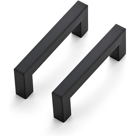 Ravinte 10 Pack 3-3/4 inch Black Cabinet Pulls Kitchen Cabinet Handles Matte Black