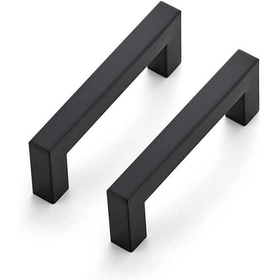 Ravinte 10 Pack 3-3/4 inch Black Cabinet Pulls Kitchen Cabinet Handles Matte Black
