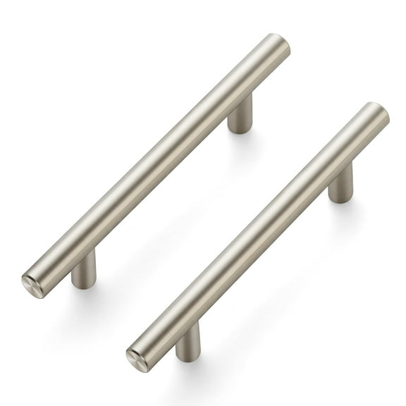 Ravinte 10 Pack 6" Cabinet Pulls Brushed Nickel Stainless Steel Kitchen Drawer Pulls Cabinet Handles 3-3/4" Hole Center