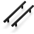thumbnail image 1 of Ravinte 10 Pack 7-3/8 Inch Black Cabinet Pulls Kitchen Drawer Handles 5 inch Hole Center Matte Black Cabinet Hardware Stainless Steel, 1 of 5