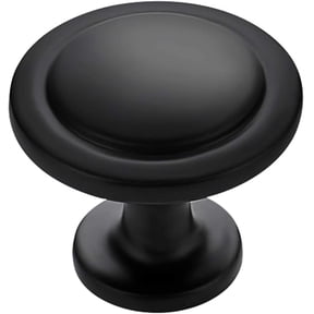 Ravinte 10 Pack Black Cabinet Knobs Matte Black Knobs for Kitchen Cabinets 1-1/4 inch Kitchen Knobs for Cabinet