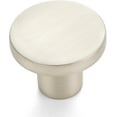 thumbnail image 1 of Ravinte 10 Pack Cabinet Knobs Black Kitchen Cabinet Knobs Round Dresser Drawer Knobs Matte Black Drawer Pulls Closet Door Knobs 1-1/5 Inch, OCNYN8HS10, 1 of 10