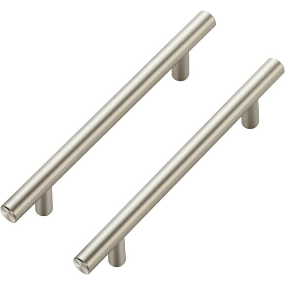 Ravinte 25 Pack 7-3/8" Cabinet Pulls Brushed Nickel Stainless Steel Kitchen Drawer Pulls Cabinet Handles 5" Hole Center
