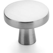 Ravinte 5 Pack Drawer Pulls 1-1/4 Inch Kitchen Cabinet Knobs Solid Round Dresser Drawer Knobs Brushed Nickel Dresser Knobs Drawer Knobs Simple Cabinet Hardware For Cupboard Drawer Pulls