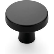 Ravinte 5 Pack Drawer Pulls 1-1/4 Inch Kitchen Cabinet Knobs Solid Round Dresser Drawer Knobs Matte Black Dresser Knobs Drawer Knobs Simple Cabinet Hardware For Cupboard Drawer Pulls