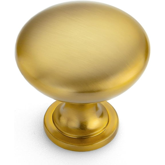 Ravinte 5 Pack Kitchen Cabinet Knobs Gold Zinc Knobs Drawer Pulls Door Dresser Drawer Handles Knobs for Dresser Drawers