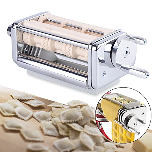 Ravioli Maker, Stainless Steel Pasta Attachment and Ravioli Attachment ...