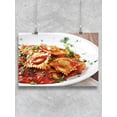 thumbnail image 1 of Ravioli With Tomato Sauce Poster -Image by Shutterstock, 1 of 2
