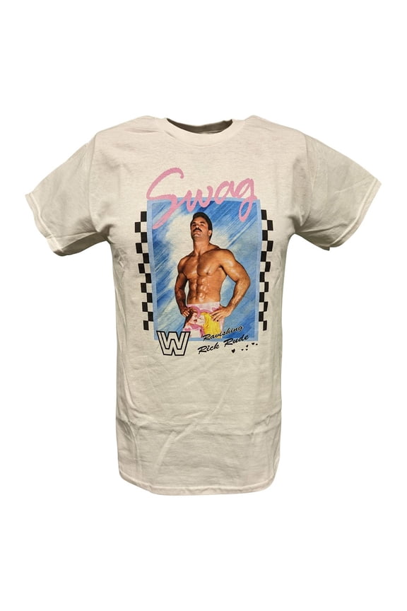 Ravishing Rick Rude Swag WWE Mens White T-shirt