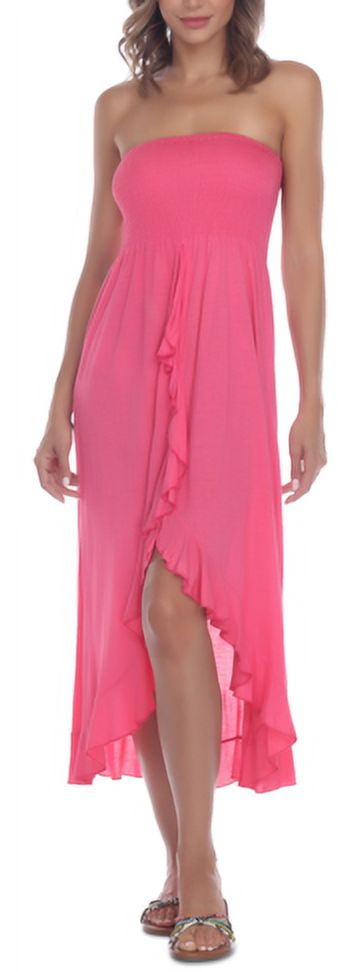 Dresses Strapless High Low Clothing