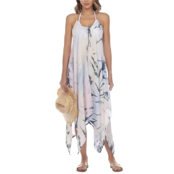 Raviya Tie-Dye Maxi Cover-Up Dress Swimsuit, MULTI COLOR, S New with box/tags