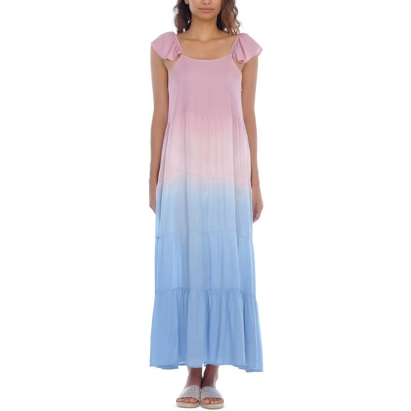 Raviya Womens Beachwear Ombre Cover-Up