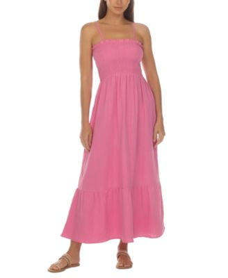 Raviya Womens Cotton Maxi Dress Cove Pink XL - Walmart.com