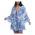 thumbnail image 1 of Raviya Womens Plus Tie-Dye Kimono Cover-Up, 1 of 4