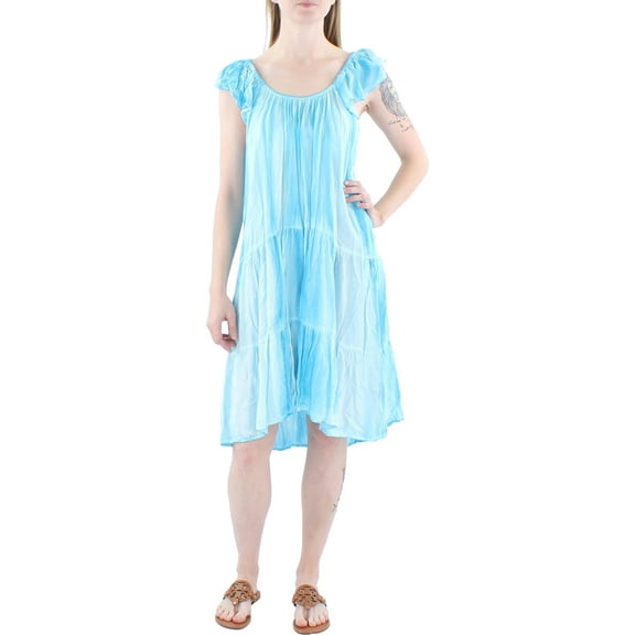 Raviya Womens Tie-Dye Dress Cover-Up