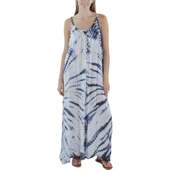 Raviya Womens Tie-Dye Rayon Maxi Dress