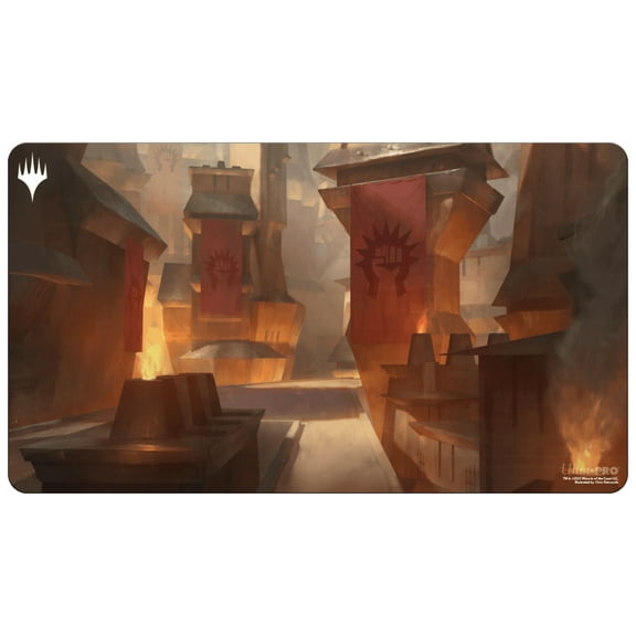 Ravnica Remastered Boros Legion Sacred Foundry Standard Gaming Playmat for Magic: The Gathering