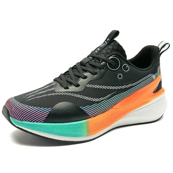 Ravr Road Men's Chunky Platform Sneakers-Lightweight Breathable Dad Shoes, Casual Lace-Up Walking Sneakers, Comfortable Fashion Tennis Shoes