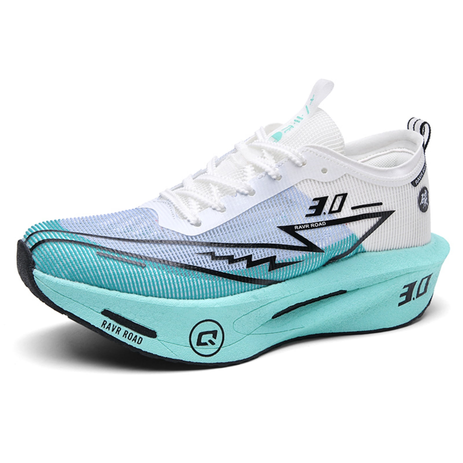 Ravr Road Men's Slip-On Athletic Shoes Lightweight Breathable - Gym Running Walking Sneakers Non-Slip Tennis Training Shoes