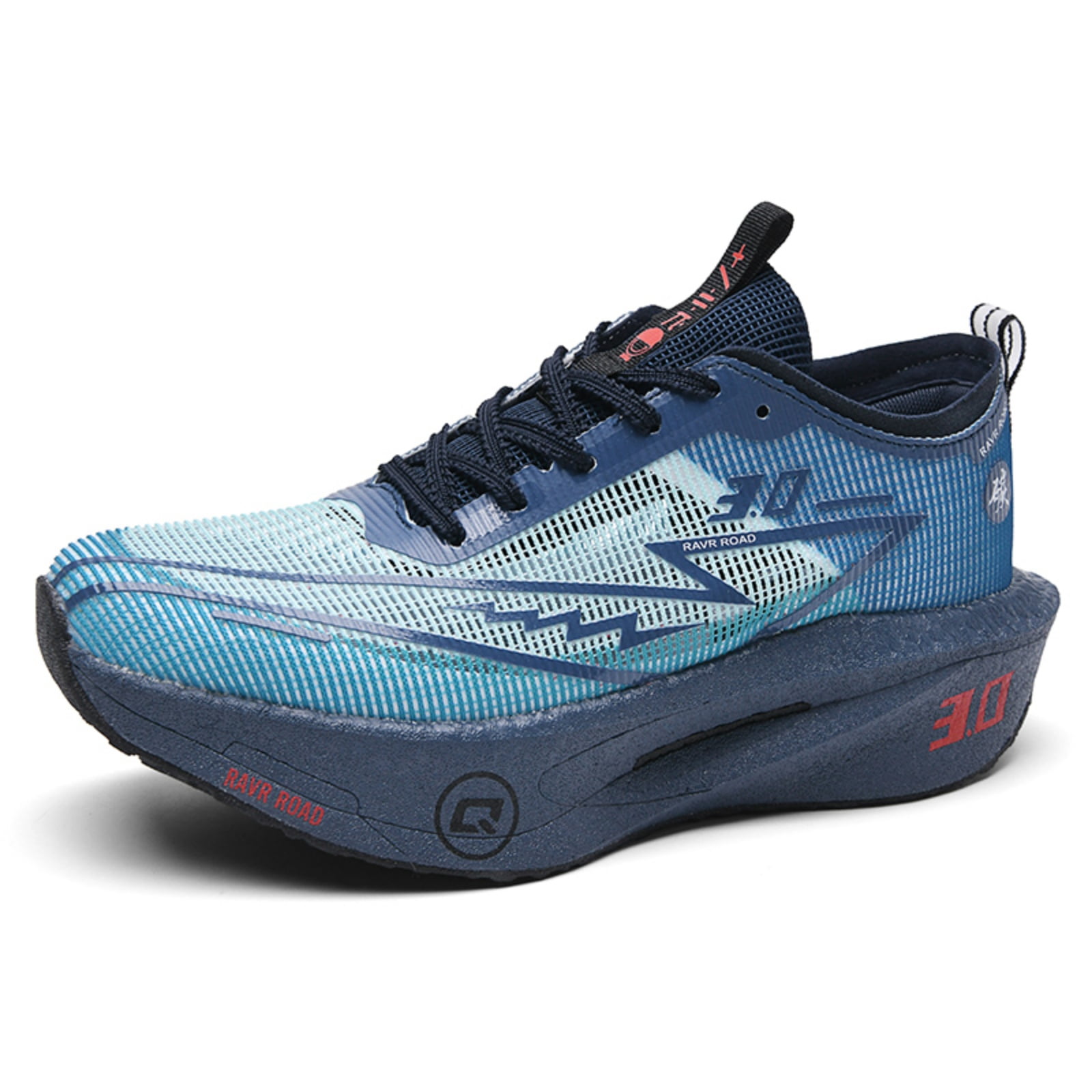 Ravr Road Men's Slip-On Athletic Shoes Lightweight Breathable - Gym Running Walking Sneakers Non-Slip Tennis Training Shoes