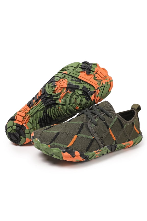 Barefoot Trail Running Shoes Minimalist Wide Toe Box Zero Drop Sole Natural Movement Lightweight Hiking Sneakers for Men