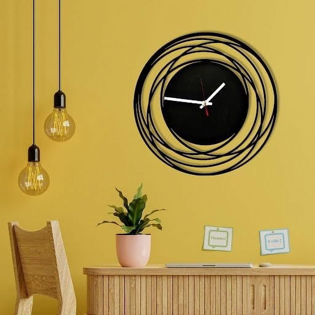 Ravston 16" Modern Round Wall Clock with Battery Powered Movement | 16 ...