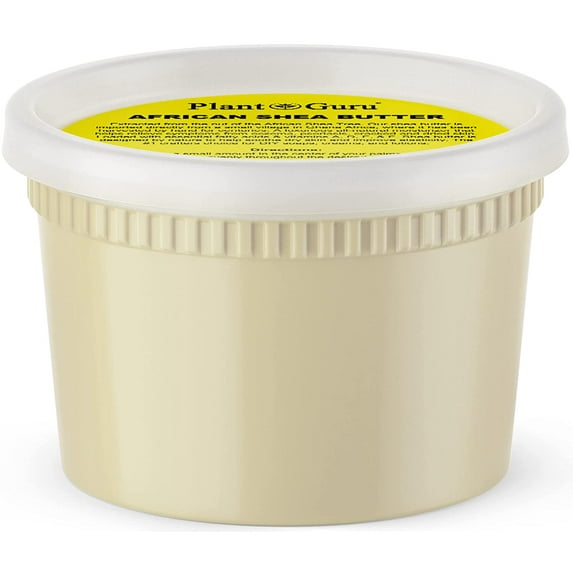 Raw African Shea Butter 16 oz. Unrefined 100% Pure Natural Organic Ivory Imported From Ghana DIY Crafts, Body, Lotion, Cream, lip Balm, Soap Making, Eczema, Psoriasis, Stretch Marks.