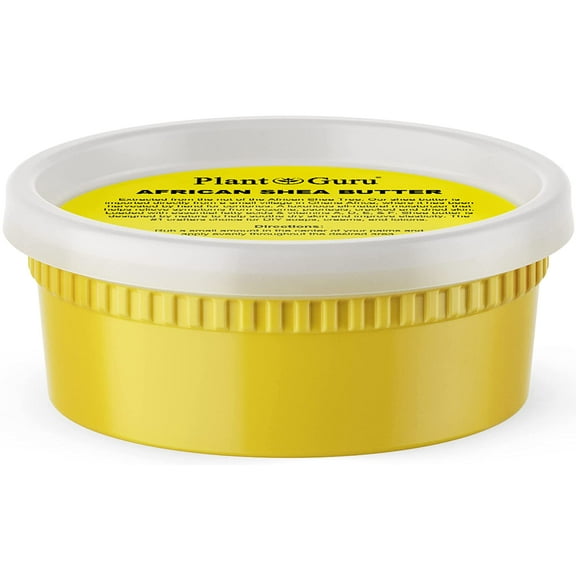 Raw African Shea Butter 8 oz. 100% Pure Natural Unrefined Organic Yellow Imported From Ghana DIY Crafts, Body, Lotion, Cream, lip Balm, Soap Making, Eczema, Psoriasis, Stretch Marks.
