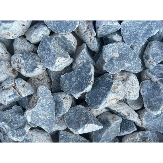 Raw Angelite, Natural Angelite Stone, Natural Rough Angelite, Angelite Rough, Angelite Healing Crystal (Angelite, 0.25 Pound)