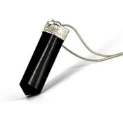 AYANA WELLNESS Raw Black Tourmaline Crystal Healing Pendant Necklace
