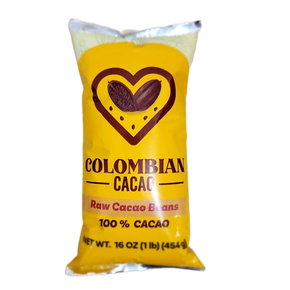 Raw Cacao Beans, Unroasted Whole Cacao Beans, Premium Single Origin from Colombia, Fermented