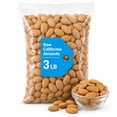 thumbnail image 1 of Raw California Almonds, Whole Natural Snack Nuts, 3 lb Bulk Bag, 1 of 1