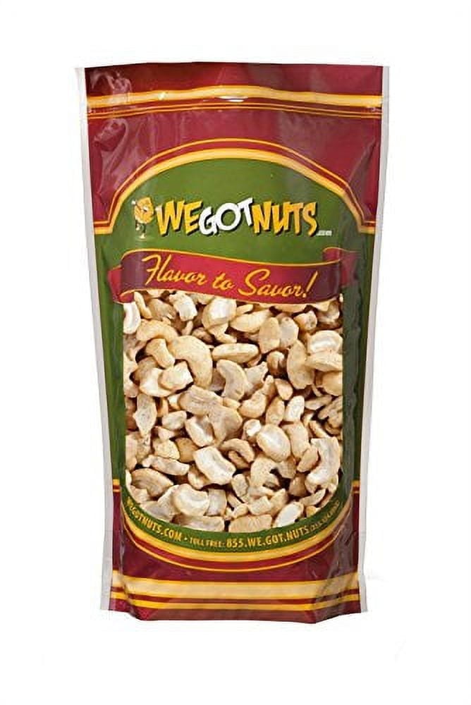 Raw Cashew Pieces By We Got Nuts: Unsalted &Unroasted Cashew Halves For Cashew Milk, Cheese &Butter -Delicious &Nutritious Snack, Packed FreshIn A Resealable Airtight Bag -3 Pounds