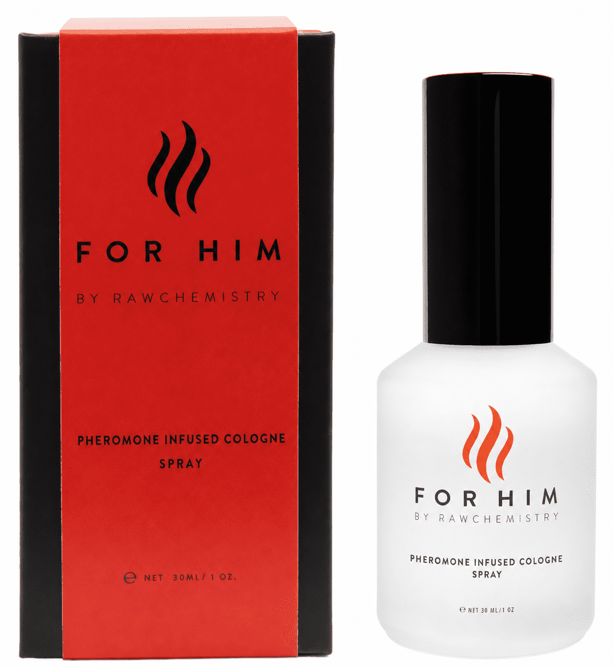 For Him by RawChemistry Pheromone Infused Cologne Spray for Men 1 Fl Oz