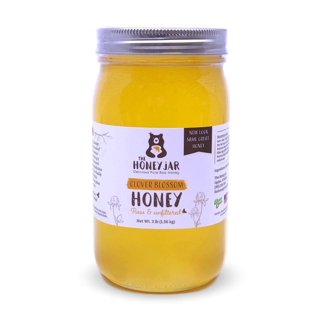 Raw Clover Honey - 3 pound (48 oz)