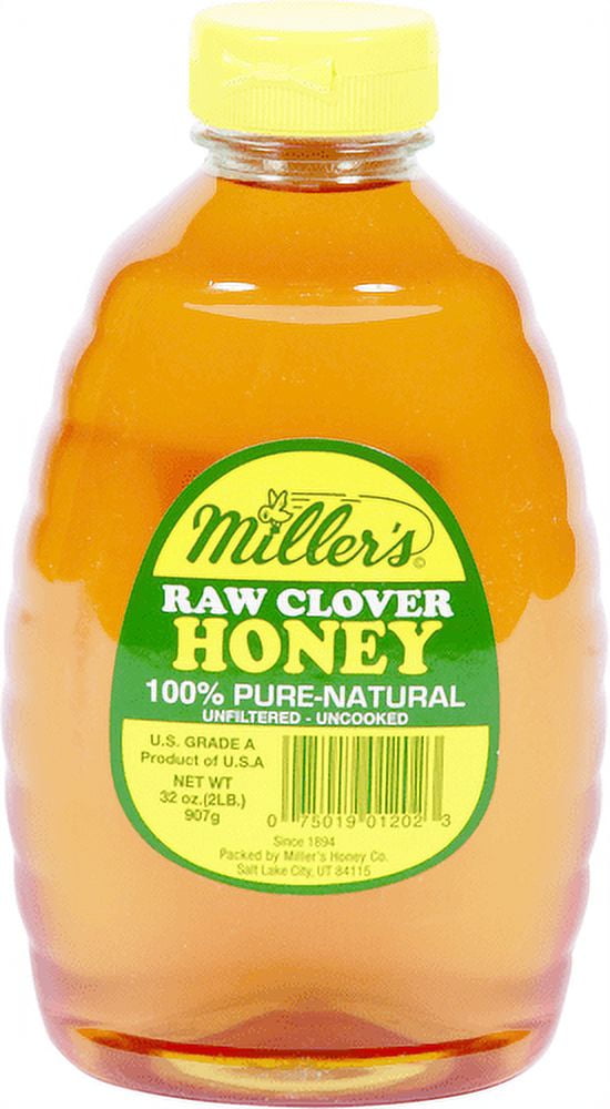 Miller Raw Clover Honey (Pack of 10)