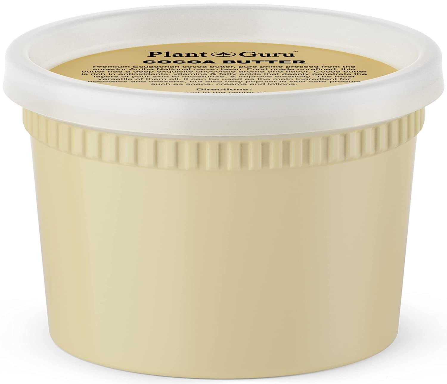 Raw Cocoa Butter 14.5 oz Unrefined, Food Grade, Great for Chocolates