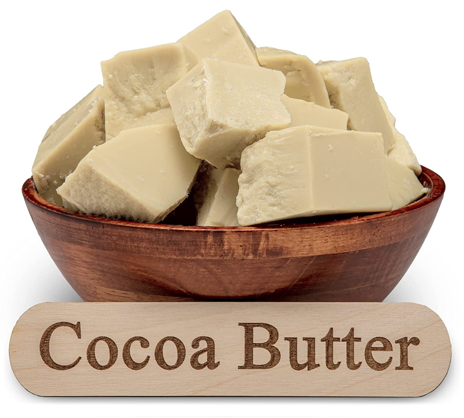 Raw Cocoa Butter 5 lbs. Bulk 100 Pure Natural Unrefined FOOD GRADE